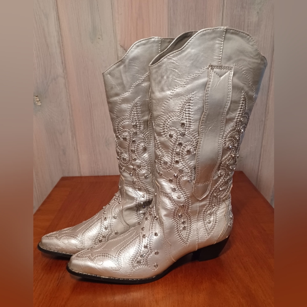 Via Veneto Western Boots Women Size 8